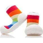 první botičky Attipas Rainbow white
