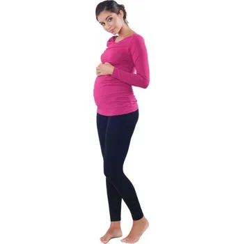 těhotenské tričko Simone magenta