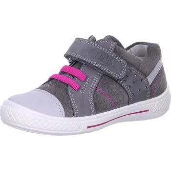 Dětská sportovní obuv dívčí kožené boty na suchý zip