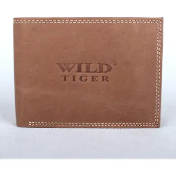Peněženka Wild Tiger Světlehnědá pánská kožená peněženka