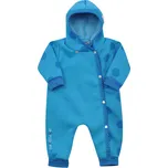 modrý puntíkatý overal