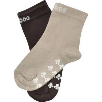 dětské ponožky s protiskluzem v neutrálních barvách