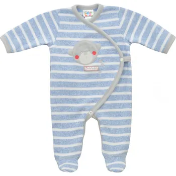 Kojenecká kombinéza svetrovinový overal v modré