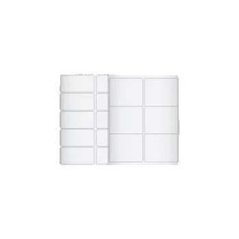 Samolepící etiketa Adresní štítky 64x33.9mm - Kulaté rohy - 1ks A4 24 etiket