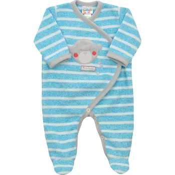 Kojenecká kombinéza kojenecký svetrovinový overal v tyrkysové