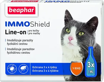 Antiparazitikum pro kočku Beaphar Line-on Immo Shield pipeta pro kočky 3x 1 ml