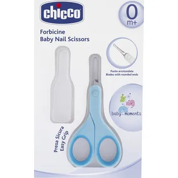 Chicco Nůžky s kulatou špičkou modré