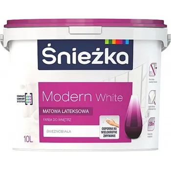 Recenze Sniezka Modern White 10L barva na zeď Recenze Sniezka Modern White 10L