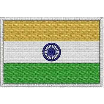 Nášivka Pelisport Nášivka Indická vlajka 6 x 4 cm