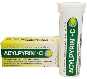 Lék na bolest, zánět a horečku Acylpyrin + C 12 tbl.