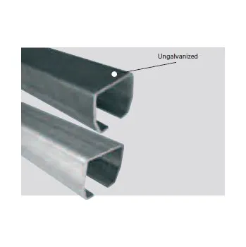 Pohon brány Cais STAGE.SB.1 c profil samonosné brány, 73x61 mm, černý, délka 1m
