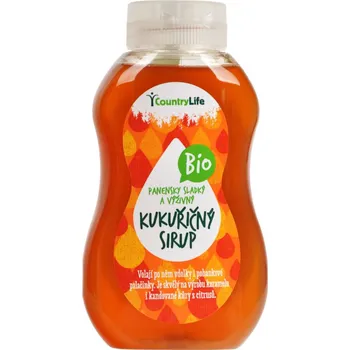 Sirup Country Life Kukuřičný sirup Bio 250 ml