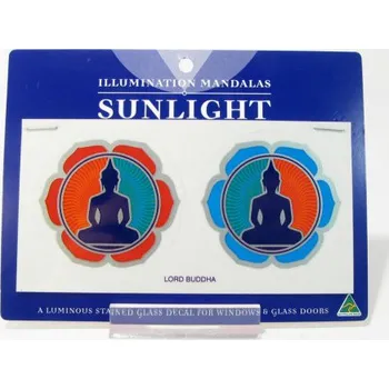 Okenní mandaly Buddha