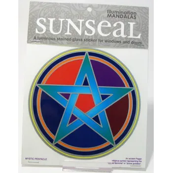 Okenní mandala Mystický pentagram