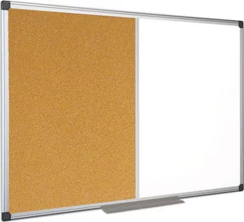 tabule Bi-Office Popisovací magnetická tabule a korková nástěnka 120 x 90 cm