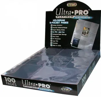 Příslušenství k deskovým hrám UltraPro Ultra pro platinum 100 ks