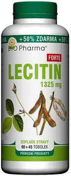 Přírodní produkt Bio Pharma Lecitin Forte 1325mg 90 + 45 tob.