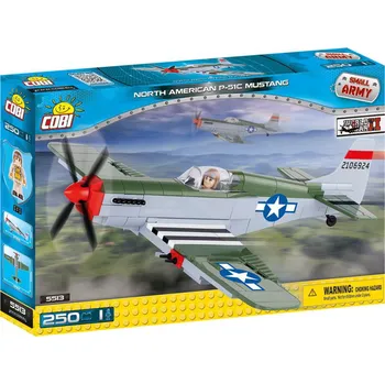 Stavebnice COBI Cobi Small Army WW II 5513 North American P-51C Mustang