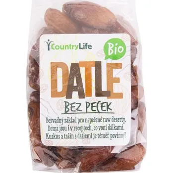 Sušené ovoce Country Life Datle bez pecek Bio 250 g