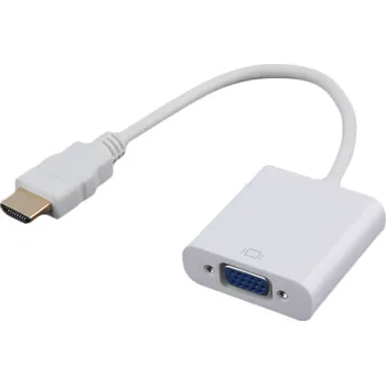 Vývojová deska Adaptér 720p HDMI samec na VGA samice pro PC DVD HDTV - Bílá
