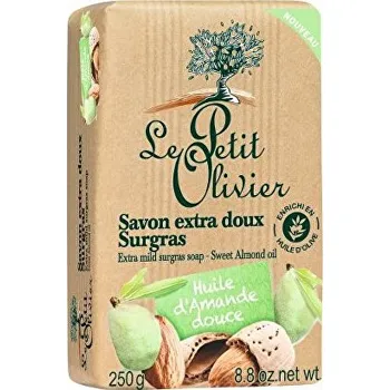 Mýdlo Le Petit Olivier Extra jemné přírodní mýdlo Mandlový olej 250 g