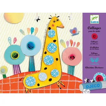 kreativní sada Djeco První koláž Funny Animals