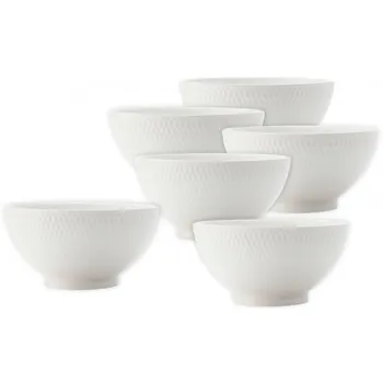 Maxwell & Williams Diamonds Sada misek na rýži 12,5 cm 6 ks