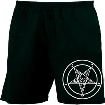 Pánské kraťasy bermudy, kraťasy Baphomet