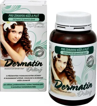 Přírodní produkt Orling Dermatin 360 cps.