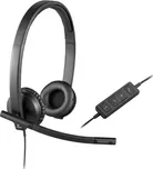 Logitech H570e Stereo černá