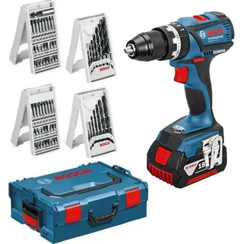 Bosch GSR 18 V-EC aku vrtačka 18V L-Boxx + sada příslušenství Vrtačka Bosch GSR 18 V-EC aku vrtačka 18V L-Boxx + sada příslušenství