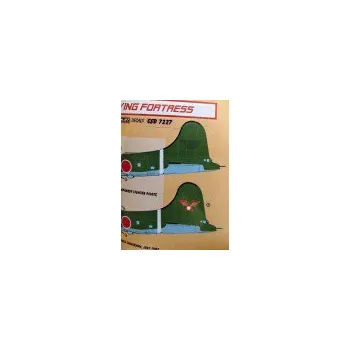 Plastikový model 1/72 Boeing B-17E Detail set&decal (Japan)