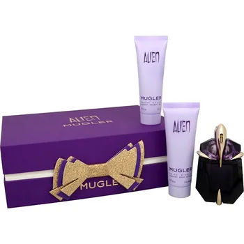 Thierry Mugler Alien W EDP, sprchový gel 30 ml + 50 ml + tělové mléko 50 ml