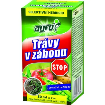 Herbicid Agro Stop Trávy v záhonu 50 ml