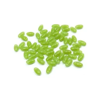 Dětské navlékací korálky Rizo olivově zelená 4g