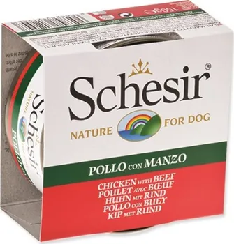 Krmivo pro psa Schesir konzerva 150 g