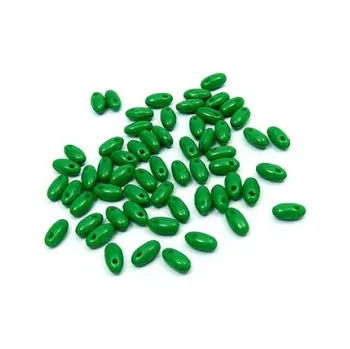 Dětské navlékací korálky Rizo tmavě zelená 4g