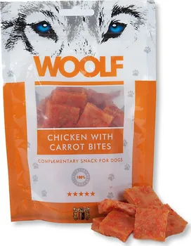 Pamlsek pro psa Woolf Chicken with Carrot Bites 100 g