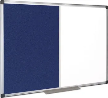 Bi-Office Popisovací magnetická tabule a textilní nástěnka 120 x 90 cm