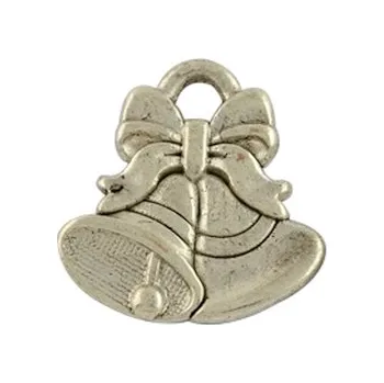 Přívěsek Přívěsek vánoční zvonečky 18x17mm