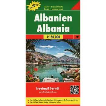 Albánie 1:150 000 - Freytag a Berndt