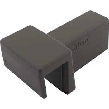 Nábytkové kování BLUM ZC7U10E0 Ambia Line držák příčného relingu, plast Orion šedá mat