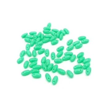 Dětské navlékací korálky Rizo tyrkysová 4g