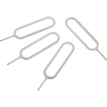 Ocelový nástroj na vybírání SIM karty pro iPhone 3G/3GS 4ks