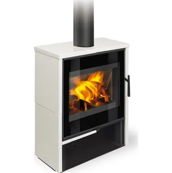 Krbová kamna kamna ROMOTOP ALEDO G keramika champagne 30301