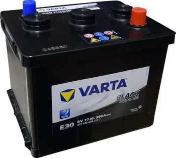 Autobaterie Varta Black Dynamic E30 6V 77Ah 360A