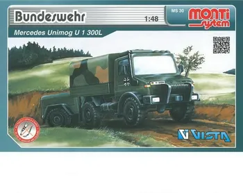 Stavebnice ostatní Vista Monti System MS 30 Bundeswehr Mercedes Unimog U 1 300L