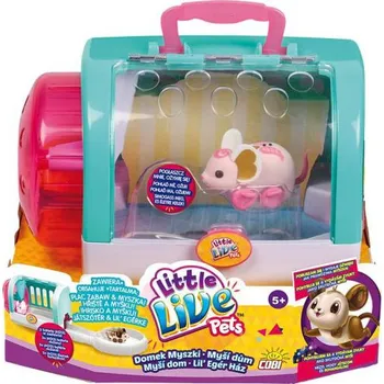 Figurka Little Live Pets Aktivní myška Andělka a domeček