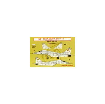 Plastikový model 1/72 Decals MiG-29 Fulcrum 9-12 Bulgarian service