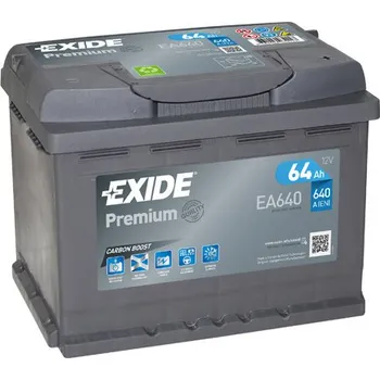 Elektronika Exide Premium EA640 12V 64Ah 640A